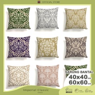Sofa Cushion COVER Print Motif Abstract Imperial Classic 40x40 cm - Pusat Kado