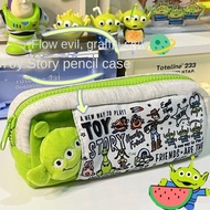 [ IN STOCK ] Pencil Pouch, Japanese Style Zipper Pen Bag, Pencil Holder Large Capacity Anime Printed Pencil Cases Children