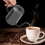 600Ml Stainless Steel Coffee Kettle Gooseneck Spout Teapot with Thermometer