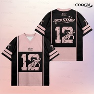 Free custom Customize jersey Coquette Oversized Korean style Jersey Custom Name Street Fashion Women