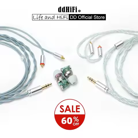 [On Sale] DD ddHiFi Janus3 (AE) Single DD Earphones, Air Sky / Air Forest 3.5/MMCX Earphones Cables 