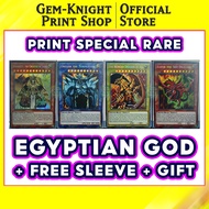 [Card Print] Yugioh Deck - Combo 3 Gods &amp; 1 Light God Pack Super Rare + Free Promo-Pack
