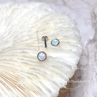 JOLLY Opal Stone Lip Earrings made of Piercing Medical Steel