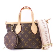 LOUIS VUITTON Monogram Neverfull BB金扣手挽肩背兩用袋