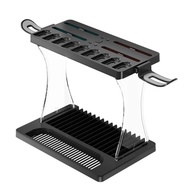 ชั้นเก็บของเกมมัลติฟังก์ชั่นสำหรับนินเท็นโดสวิตช์2แท่นชาร์จสถานีจัดเก็บยืนสำหรับผู้ถือเกม NS2แร็คดิส