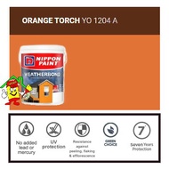 YO 1204A ORANGE TORCH • 1L • Weatherbond • Nippon • Low Sheen • Exterior Wall • 7 Years Protection