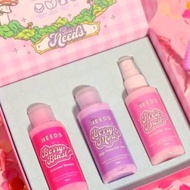 Needs Cosmetics Keratin Hair Spray Serum | Berry Blast Shampoo Travel Set Berry Mint Magic Potion