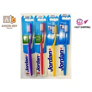 [READY STOCK] JORDAN TOOTHBRUSH 1pcs/BERUS GIGI-HARD/SOFT&MEDIUM-SMILE PERFECTLY REACH&CLEAN 牙刷