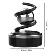 【No-profit】 Rotating Solar Powered Car Aromatherapy Diffuser Auto Decoration Car Ornaments With Spri