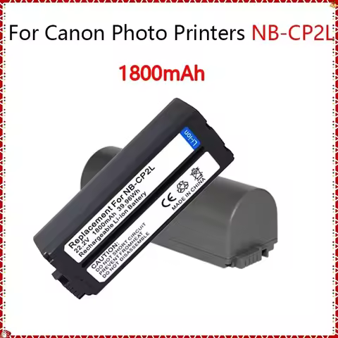 New NB-CP2LH NB-CP2L Battery 1800mAh Rechargeable Batteries for Canon SELPHY NB-CP1L,CG-CP200 CP1500