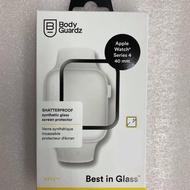 BodyGuardz PRTX Shatterproof Synthetic Glass Screen Protector for 40mm Apple Watch Series 6/5/4/SE