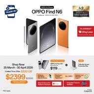 OPPO Find N6 28GB (16+12GB) + 512GB / 200MP Hasselblad / 6000mAh 80W + 50W AIRVOOC / SD 8 Elite Gen 