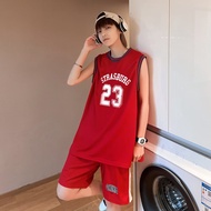 8XL Casual Sports Set for Men Sleeveless T-Shirt Summer New Stylish Trendy Vest Shorts Two-Piece Set