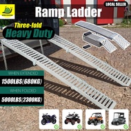 MOTORCYCLE BIKE STAGE FOLDING LADDER RAMP HEAVY-DUTY MOTOCYCLE BIKE RAMP TANGGA MOTOR LADDER CAR