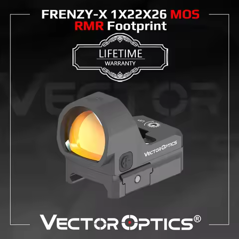 Vector Optics Frenzy-X 1x22x26 MOS Red Dot Scope Hunting Collimator Sight Fit Pistol Glock 17 9mm .2