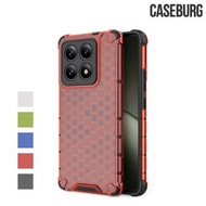 小米14T / Xiaomi 14T CASEBURG Hybrid HEX 雙物料加強防撞 軟邊硬底 四邊全包保護殼 手機套 Case 1381A