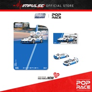 [PR3-0RD3R] PopRace 1/64 Diecast MAZDA RX7 (FD3S) BLUE / WHITE