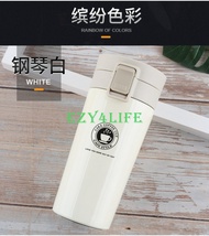 [READY STOCK]EZY4LIFE 12 oz Stainless Steel Tumbler - Vacuum Insulated Coffee Travel Mug Spill Proof