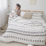 超柔瞬暖法蘭絨床包 被套 鋪棉暖暖被/床單 兩用被毯/FL017