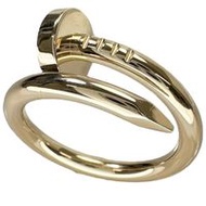 Pre-owned Cartier Juste un Clou Classic Ring, size 11, 18K Yellow Gold, 7.4g, #51, Women's