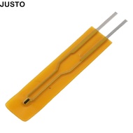 JUSTO 50PCS Thin Film Thermistor, MF55-104F-B3950-L25(100K 3950) Insulated MF55 B3950 Thermistor, Pr