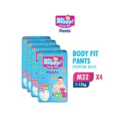 Baby Happy Pants M 32 - Box isi 4 - Popok Celana Sekali Pakai