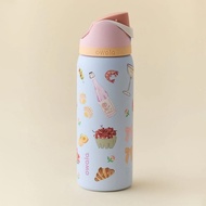 Owala FreeSip 32oz Water Bottle Picnic Prep Stainless Steel Vacuum Insulated Cup with Straw
