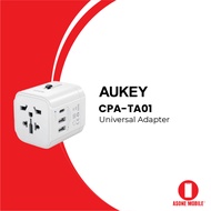 Original Aukey PA-TA01 Universal Travel Adapter With USB-C and USB-A Port
