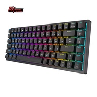 RK ROYAL KLUDGE คีย์บอร์ดแบบกลไก RK84ไฟ RGB Backlit Hot-Swap คีย์บอร์ดเล่นเกม84Keys ที่กำหนดเองคอมพิ