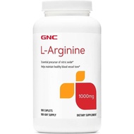 GNC L Arginine 1000mg Supplement, Supports Healthy Blood Vessel Tone, 180 Servings
