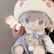 Baby Clothes 40cm Overalls Baby Clothes Sitting Posture Cotton Baby Clothes Set 40cm Doll Hat 17.5.5