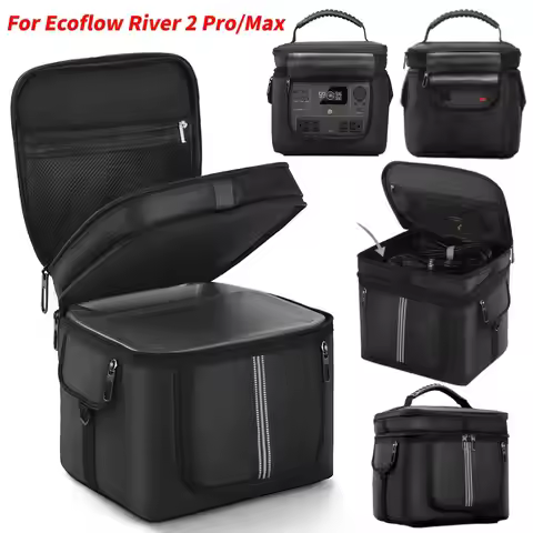 Bag for Ecoflow River 2 Pro/Max Portable Power Station Bag Waterproof Carrying Case Power Supply Bag