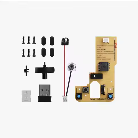 For Bambu Lab Makerworld 002 3D Printed Wireless Mouse Components Kit-002 DIY Creative Models Compat