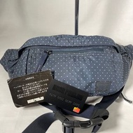 95% new head porter waist bag 腰包 dot masternavy dot柄 波點 深藍色 navy
