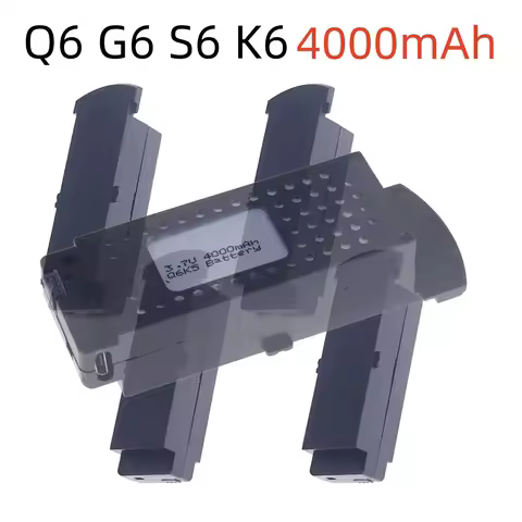 2026 4000mah 3.7V LIPO Battery for Q6 S6 G6 T6 K5 8K RC Quadcopter Spare Parts For Q6 Pro Original D