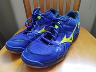 Mizuno 美津濃藍黃色室內運動鞋