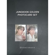 OFFICIAL BTS JEON JUNGKOOK GOLDEN PHOTOCARD SET