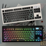 [LOCAL STOCK] Zuoya GMK87 Keyboard Kit Barebone Gasket Mount RGB 3 Modes Knob LCD Gasket Mount