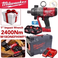 Kim.S Milwaukee M18 Fuel ONEFHIWF1 1” High Torque Impact Wrench 2400Nm Lorry WiFi Bare Tools