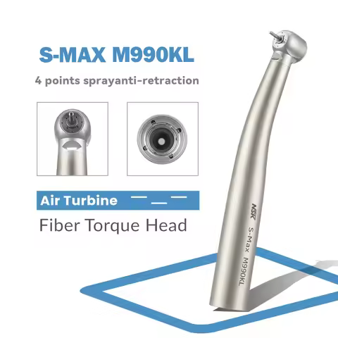 NSK Ti-Max Z990KL Dental High Speed Handpiece Fiber Torque Head Air Turbine Ceramic Bearing for KaVo