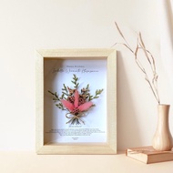 Flower in Frame 15x20cm | Graduation Gift | FLOWERS
