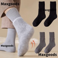 MAXGOODS Snow Terry Socks - Thick Elastic Plush Thermal for Men Sizes EU38-44