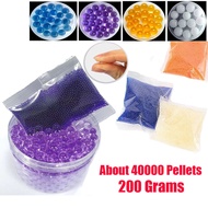 [Ready Stock]7~8mm Gel blaster Water-absorbing crystal hardened gel Crystal Ball For Water Games 200