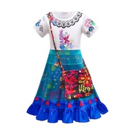 ZZOOI Disney Encanto Princess Party Dress for Girls Mirabel Isabella Madrigal Costume Kids Birthday