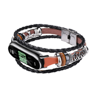 Dây da cho Mi Band 8 dây đồng hồ thông minh Vòng tay hoài cổ cho Xiaomi Mi Band 8 NFC dây đeo cổ tay