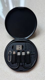 充電線 數據卡 收納盒