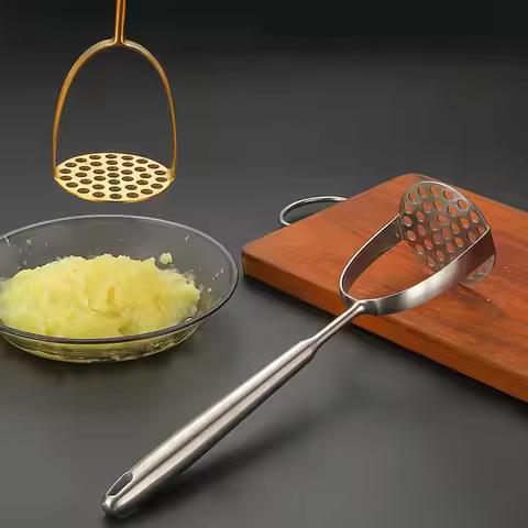 Stainless Steel Potato Masher, Professional Integrated Masher Kitchen Tool &/Potato Smasher,Perfect 