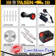 Mesin Rumput Lawn Mower Spare Parts Rechargeable Grass Trimmer Metal/Plastic Grass Cutter BladesMesi