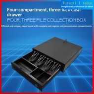 Cash Register Cash Box Four Grid Three Gear Cash Box Supermarket Counter Cash Register Cash Box Comm