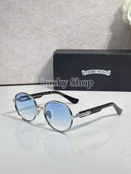 全新🌸Chrome Hearts BUBBA NEEDED 銀黑藍 墨鏡 太陽鏡 Size 58口21-145